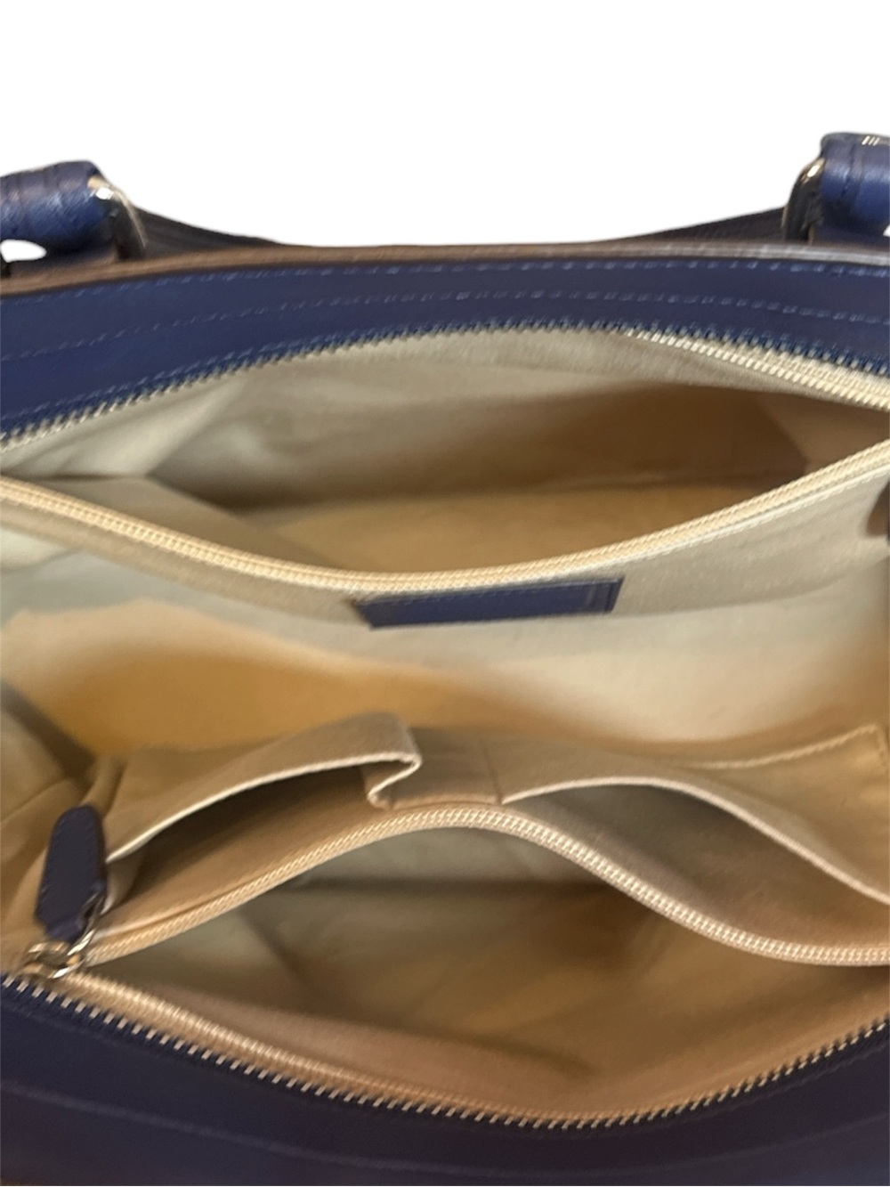 COACH Legacy Perforated Leather Candace Carryall Tote Like New - Picture 13 of 16